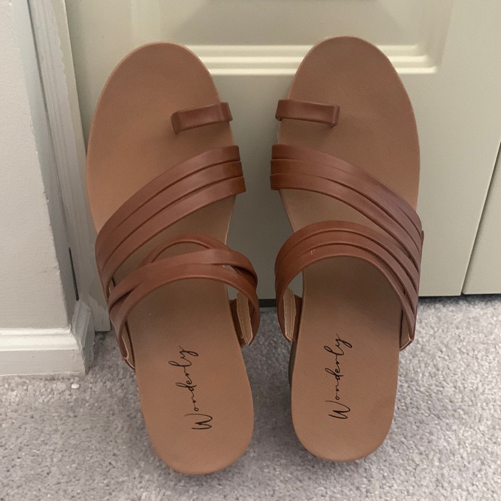 Wonderby Sandal Size 8
